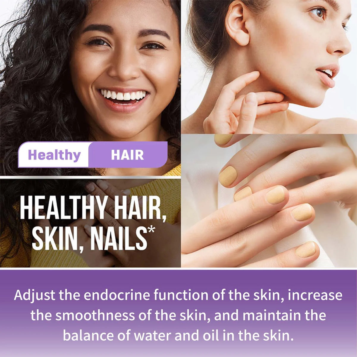 Collagen Gummies With Biotin Vitamin C For Skin Hair Support