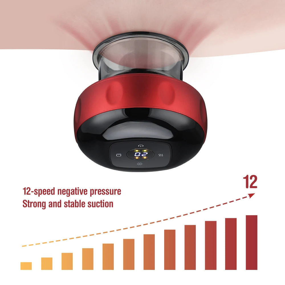 Hailicare Electric Cupping Massager for Body Vacuum Suction Therapy