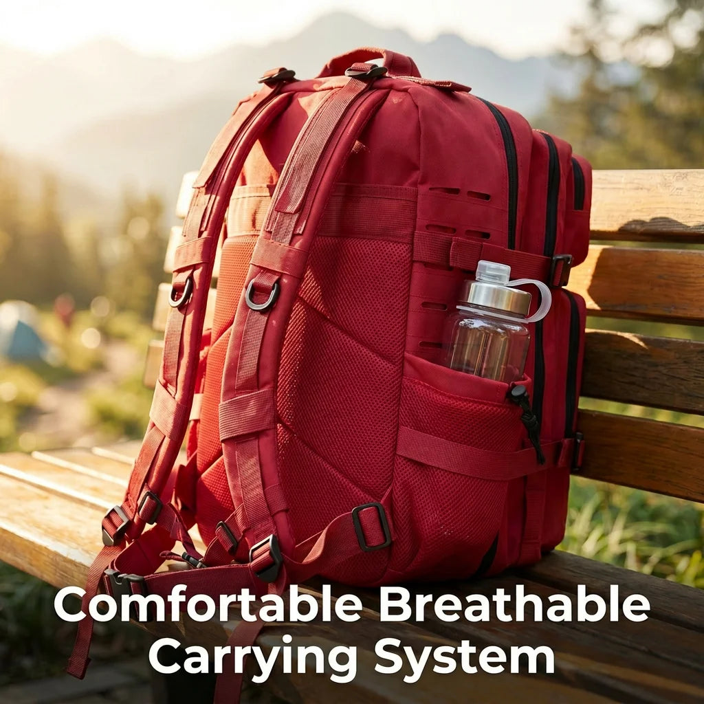 ReFire Gear Tactical MOLLE Backpack for Hiking Camping and Travel