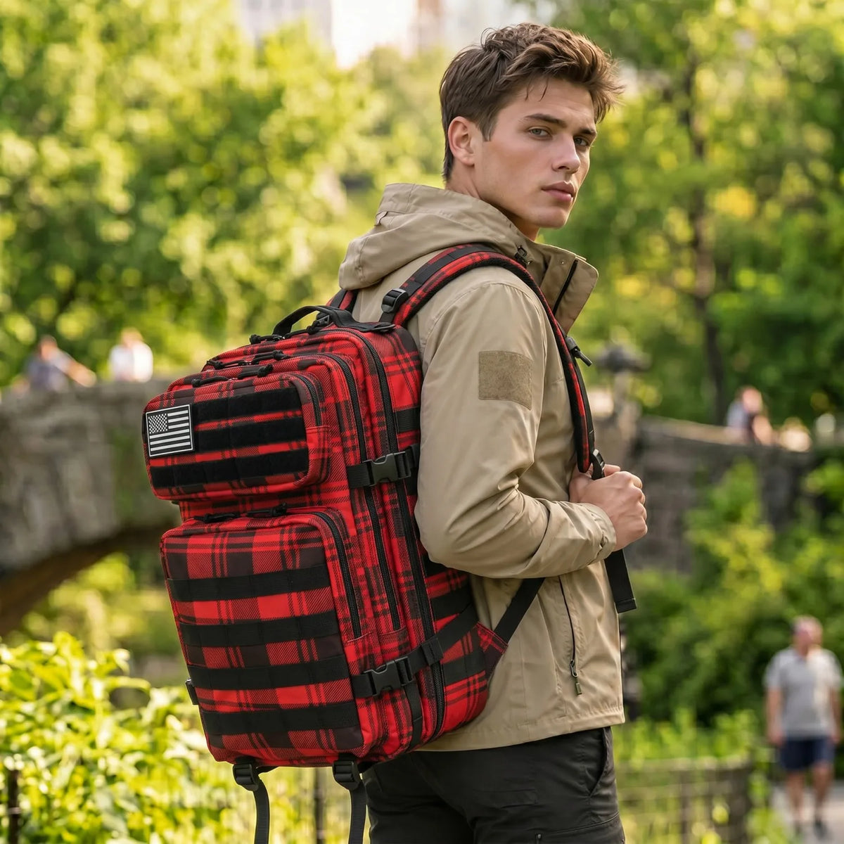 ReFire Gear MOLLE Gym Backpack for Fitness and Travel