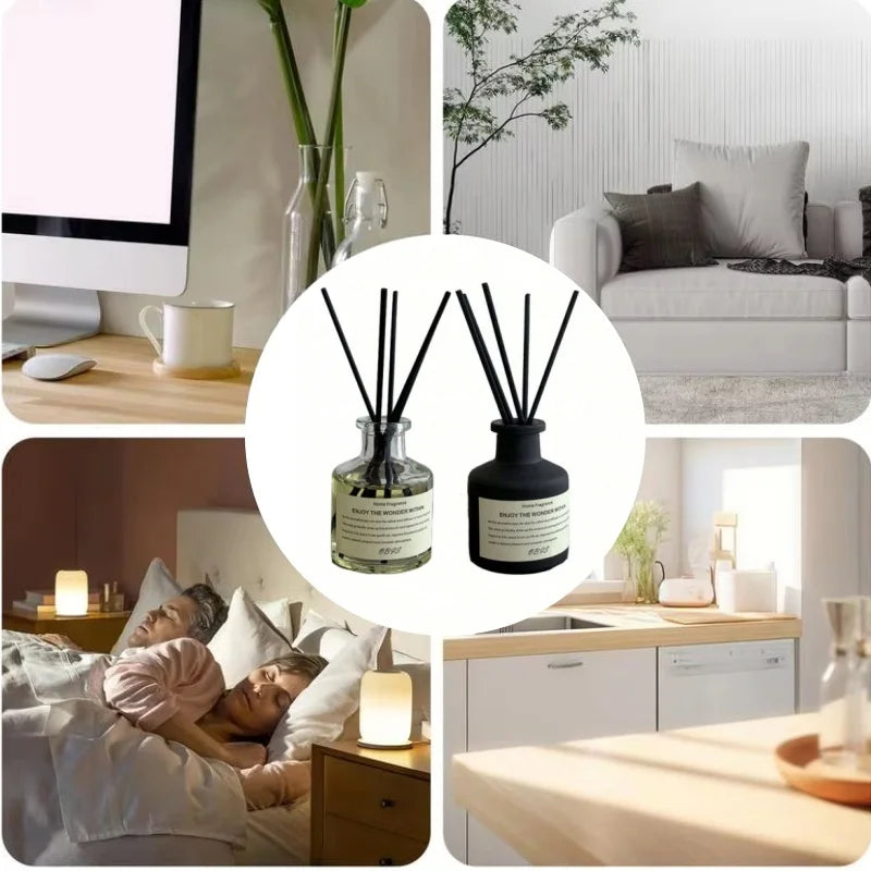 Flameless Freesia Jasmine Reed Diffuser for Home Fragrance and Freshness