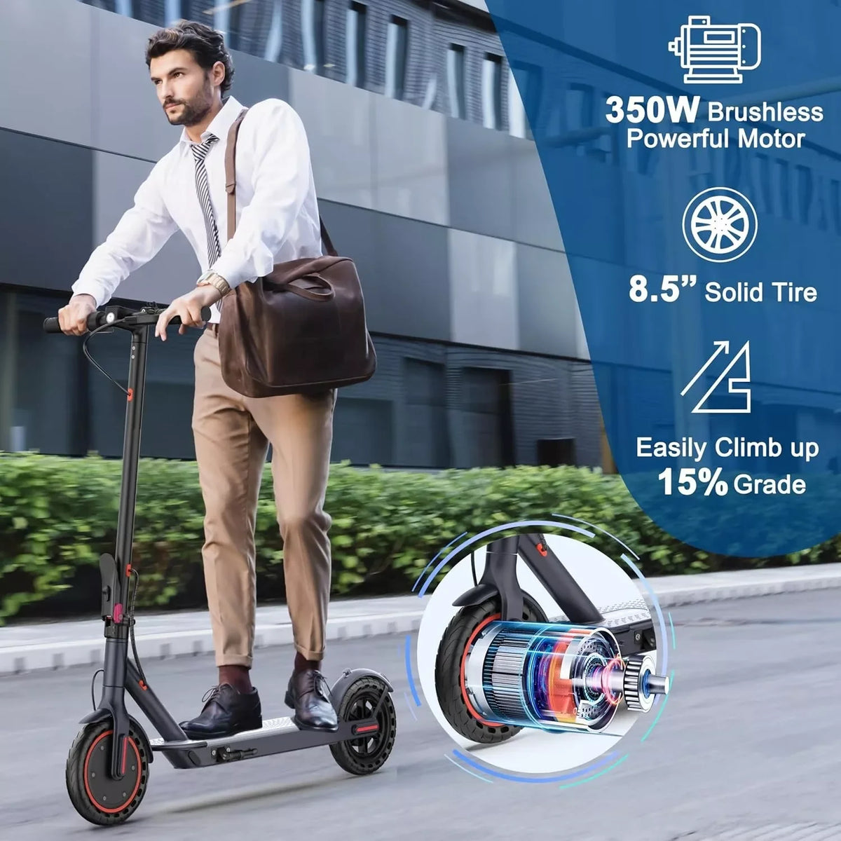 Ladped AOVOPRO LP60 Folding Electric Scooter With 350W Motor