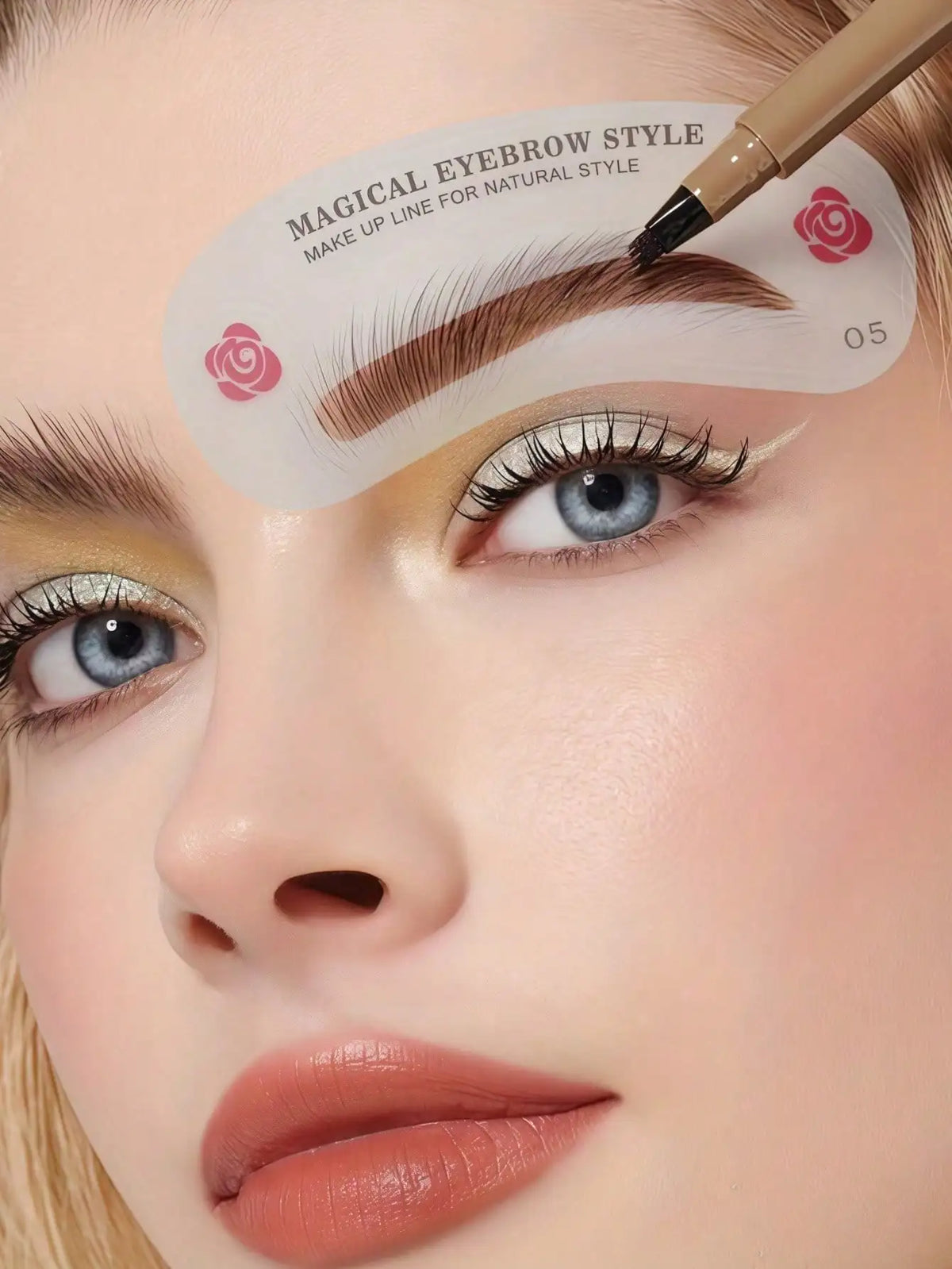 Eyebrow Shaping Stencil Kit For Precise Makeup Application