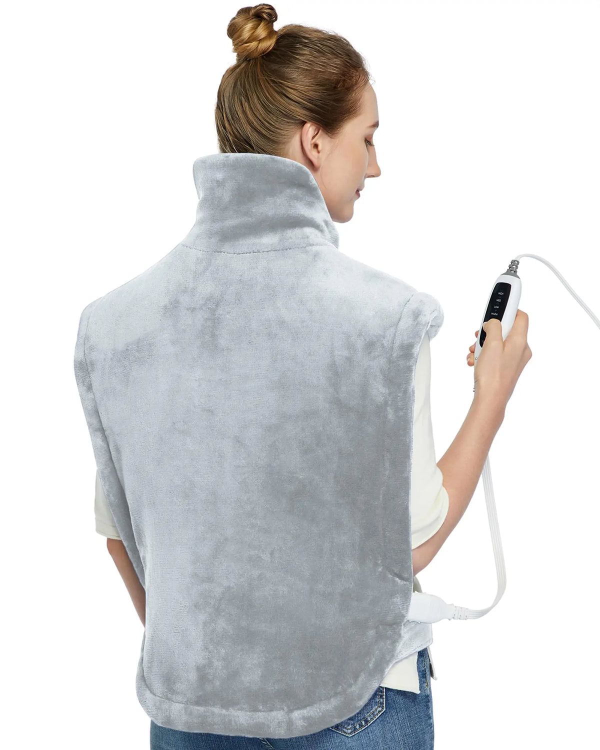 Weighted Electric Heating Pad for Back Neck and Shoulders