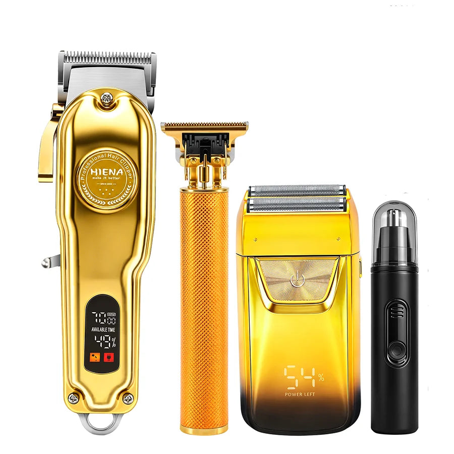 Men's Grooming Kit With Hair Clipper, Foil Shaver And Trimmer