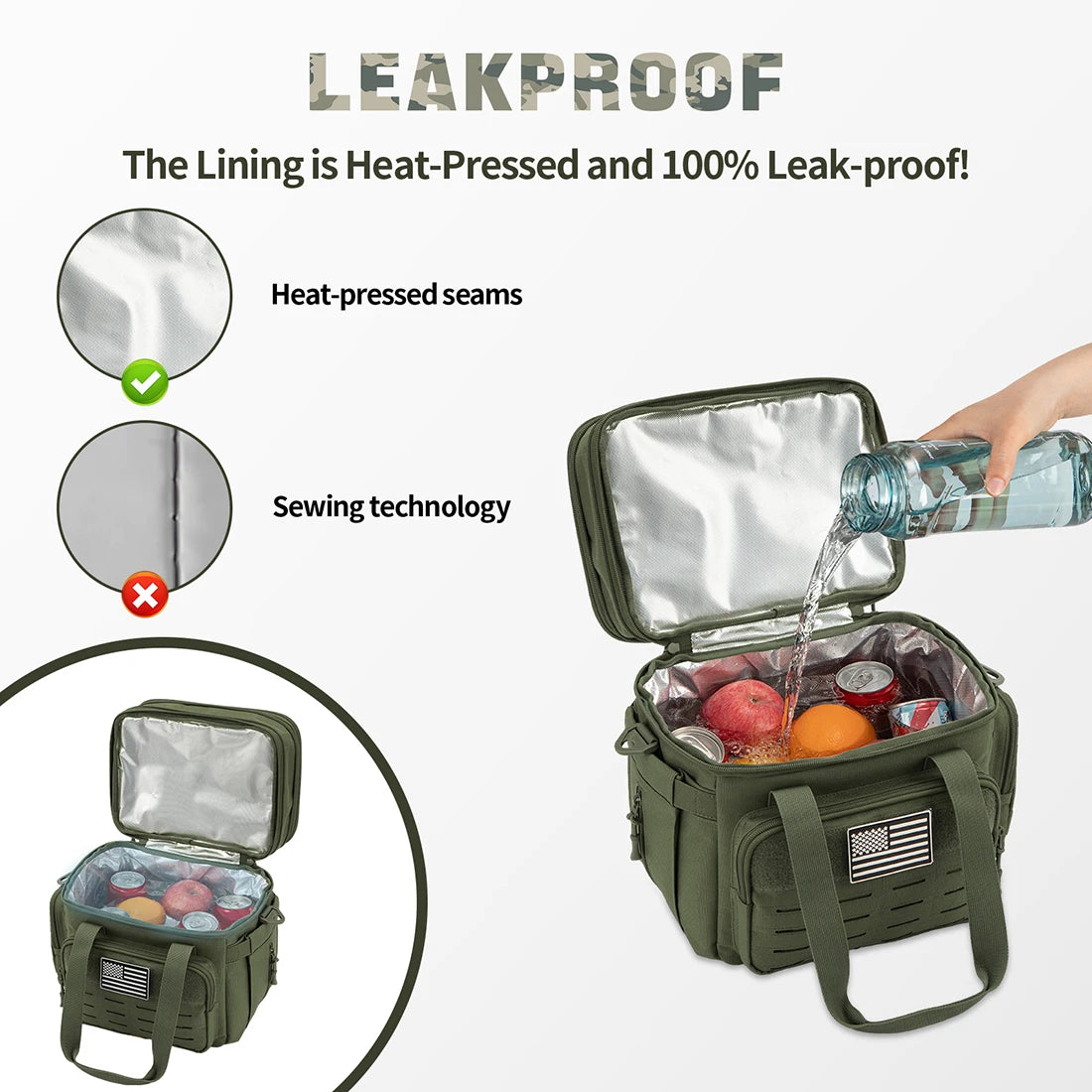 ReFire Gear Expandable Insulated Cooler Bag for Camping and Outdoor Use