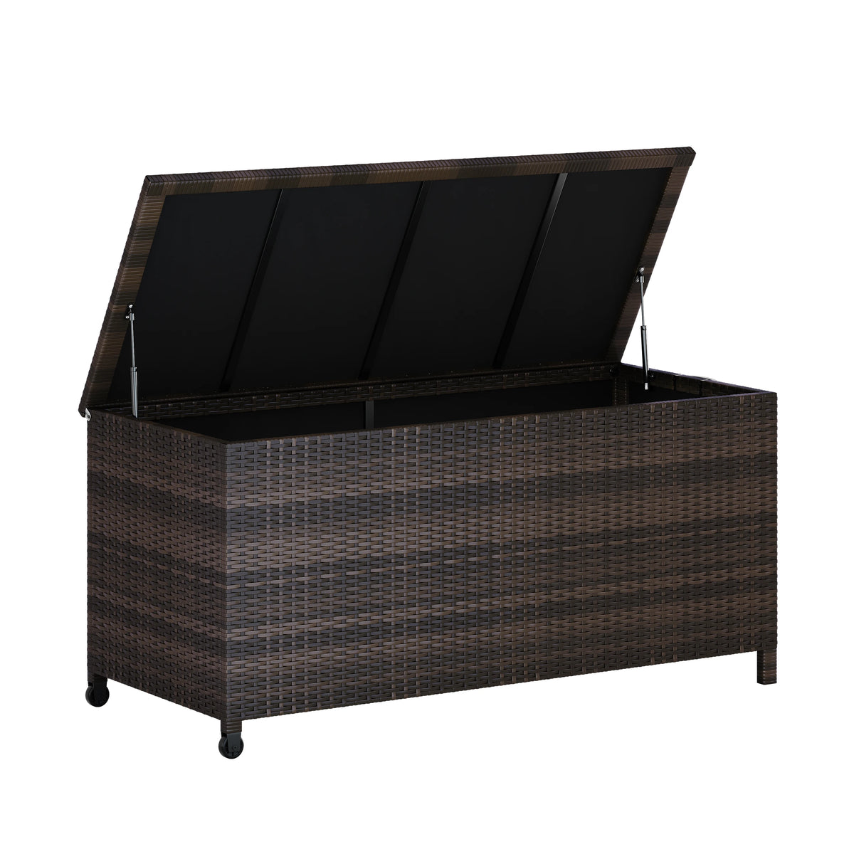 HiMISS Waterproof Outdoor Storage Chest With Wheels And Handles