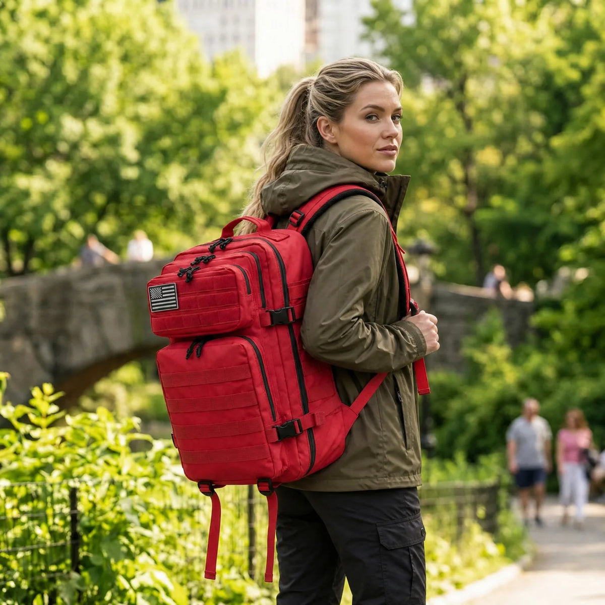 ReFire Gear MOLLE Gym Backpack for Fitness and Travel