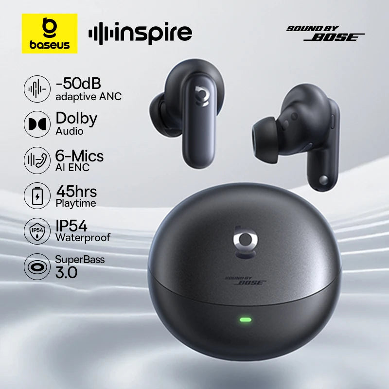 Baseus Inspire XP1 Noise Cancelling Wireless Earbuds With Dolby Audio