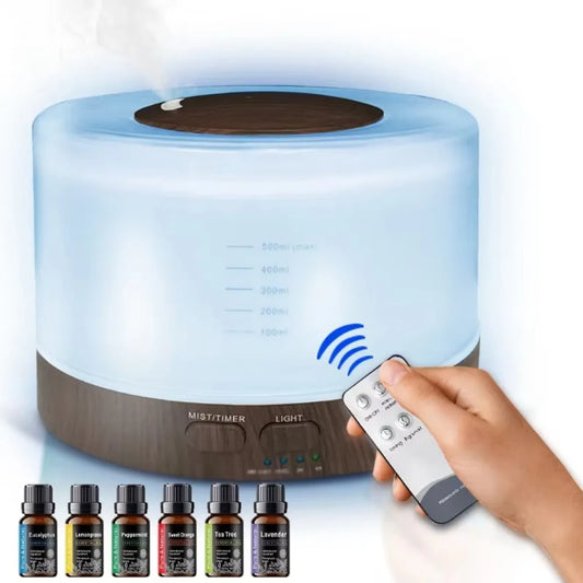 Ultrasonic Essential Oil Diffuser With Cool Mist Aromatherapy Humidifier