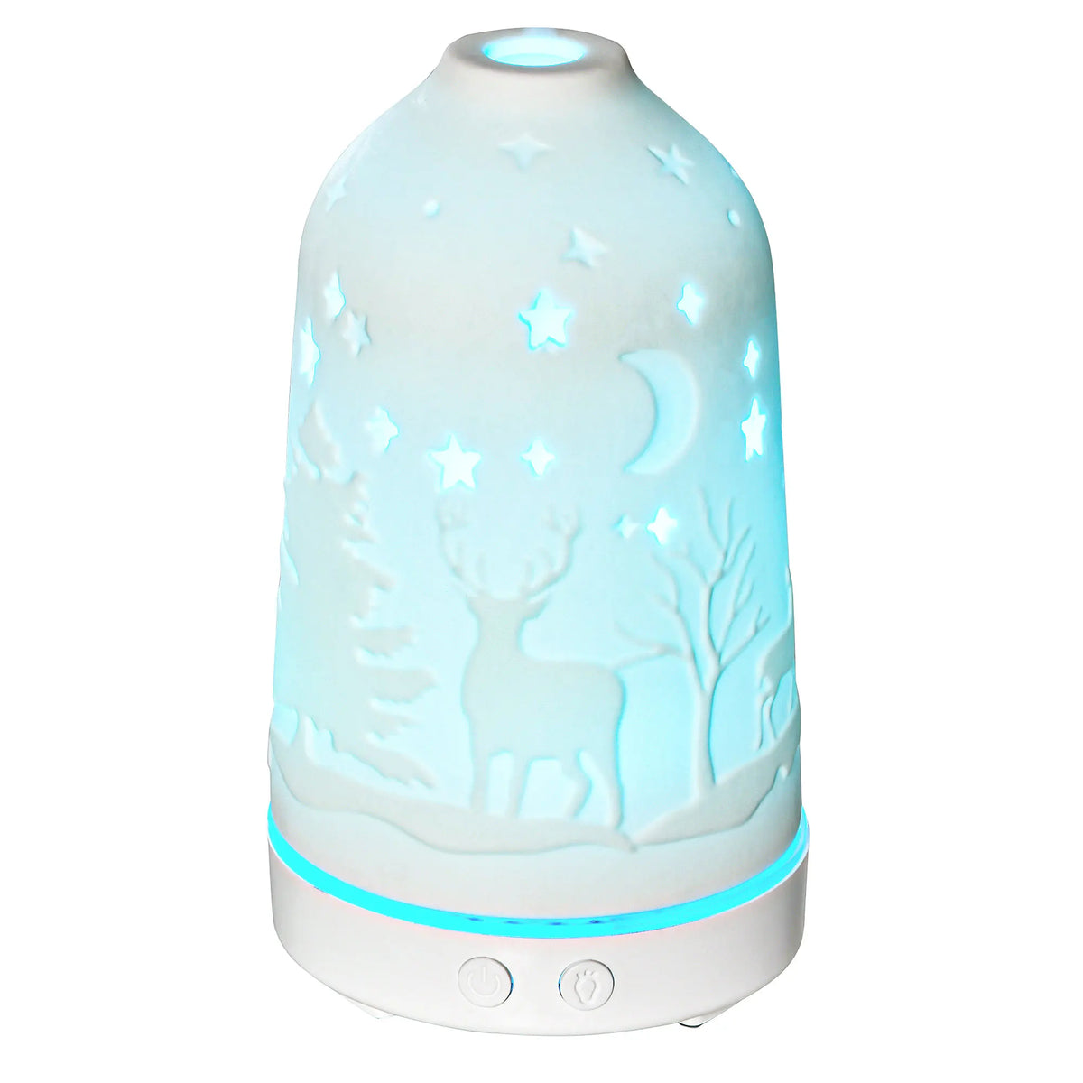 HOMCOM Ultrasonic Aromatherapy Diffuser With LED Lights