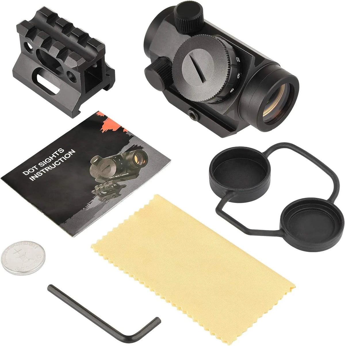 LAMBUL Red Dot Reflex Sight With Riser Mount Waterproof w/?