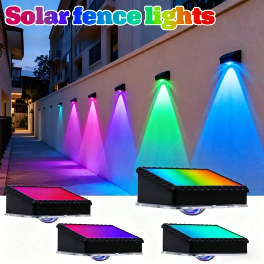 Solar Outdoor Wall Lights Decorative Garden Lighting