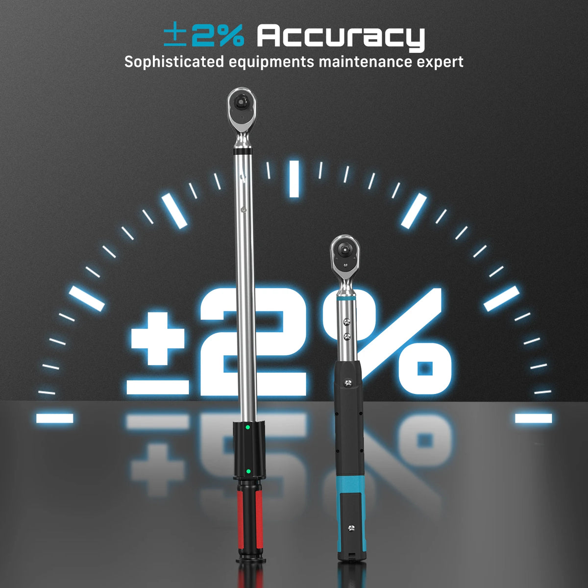 SEESII Digital Torque Wrench Kit With LCD And LED Alarm