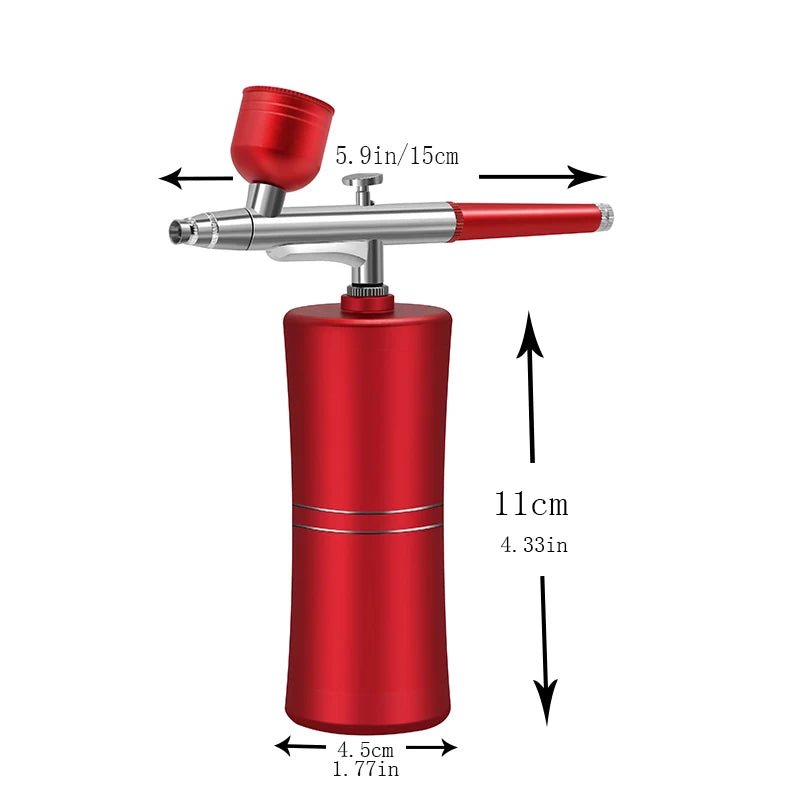 Portable Cordless Airbrush Kit With Rechargeable Compressor For Painting