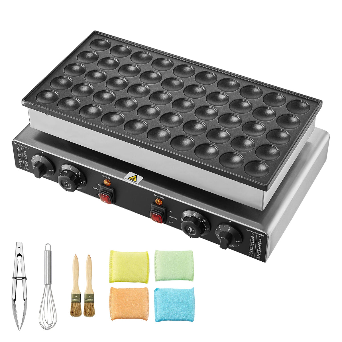 SucceBuy Commercial Dorayaki And Waffle Maker With Dual Temperature Control