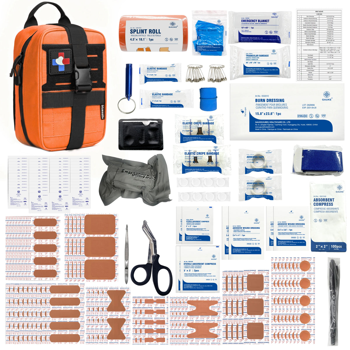 Emergency First Aid Kit For Home Office And Outdoor Adventures