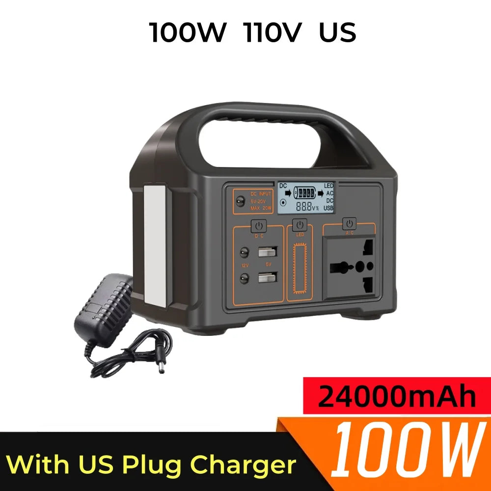 Jsdsolar Portable Solar Power Station With LiFePO4 Battery