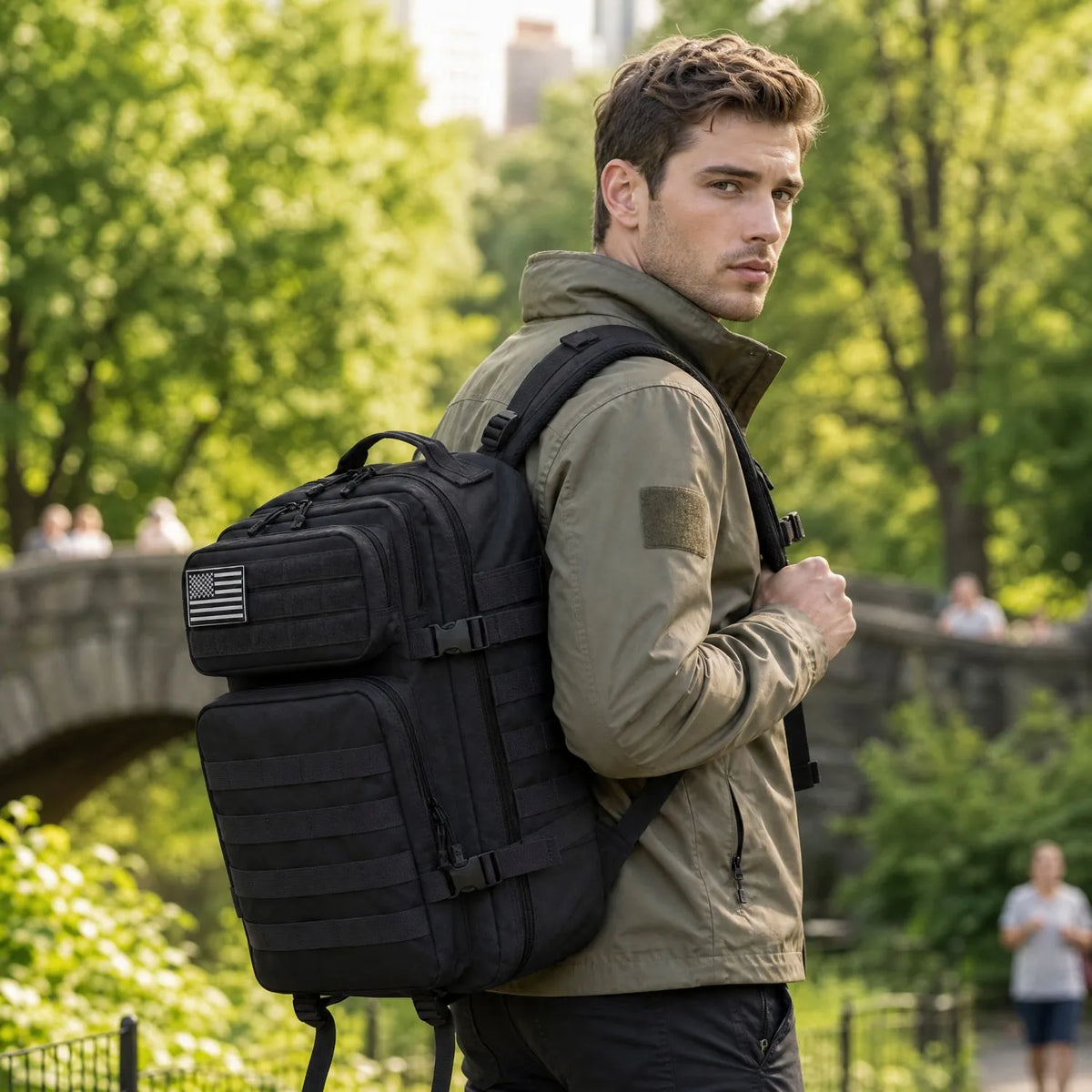 ReFire Gear MOLLE Gym Backpack for Fitness and Travel