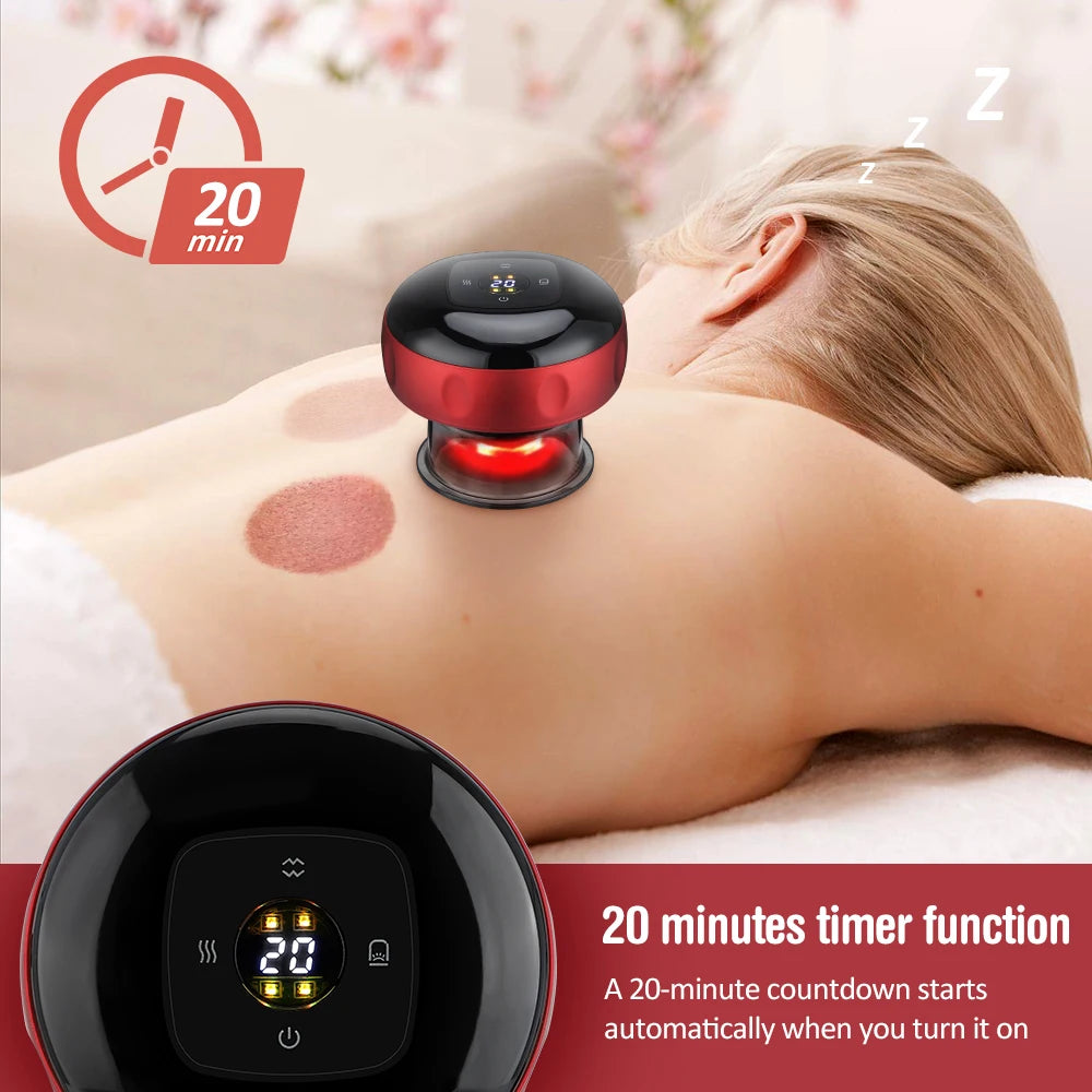 Hailicare Electric Cupping Massager for Body Vacuum Suction Therapy