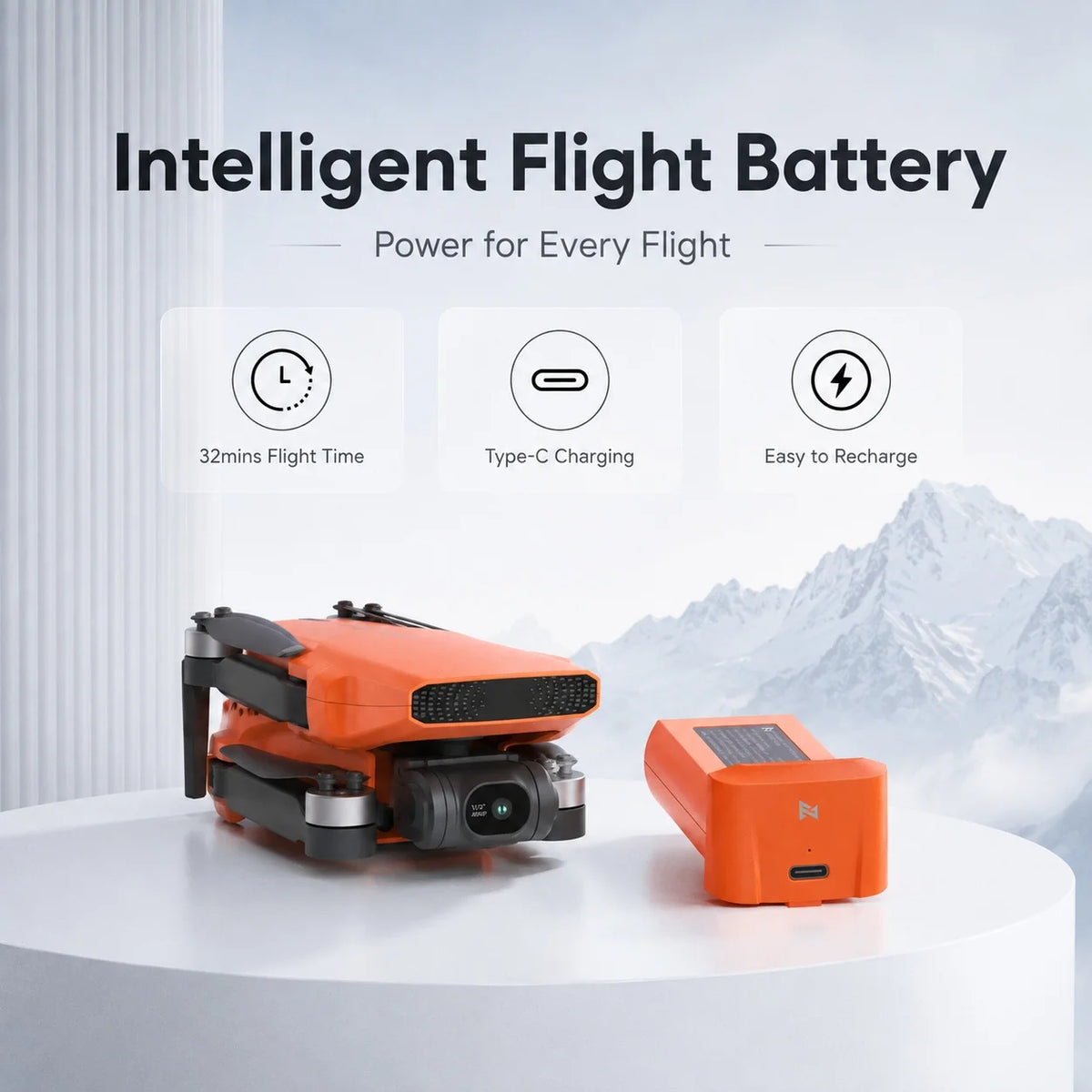 EVANOVM Mini 3 GPS Drone With 4K Camera And Gimbal