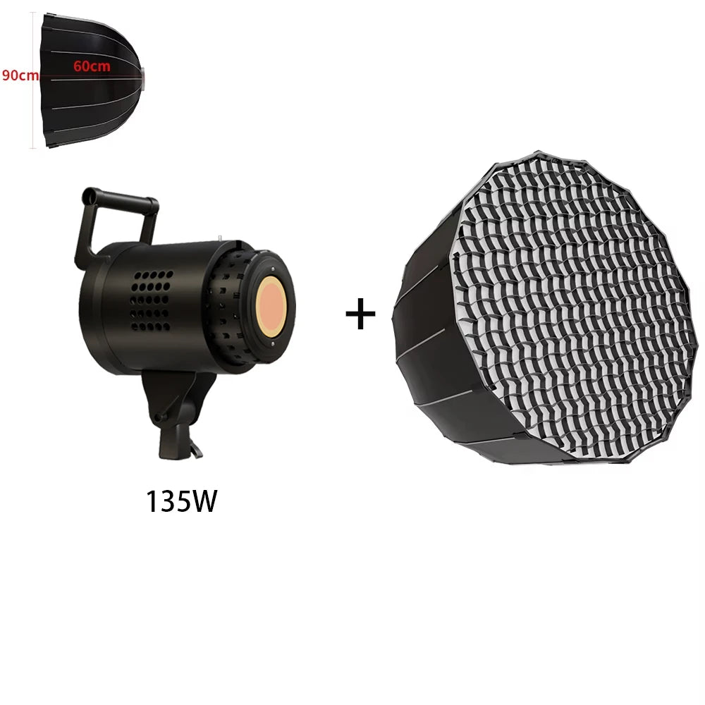 SH 135W COB LED Video Light for Photography and Studio Lighting