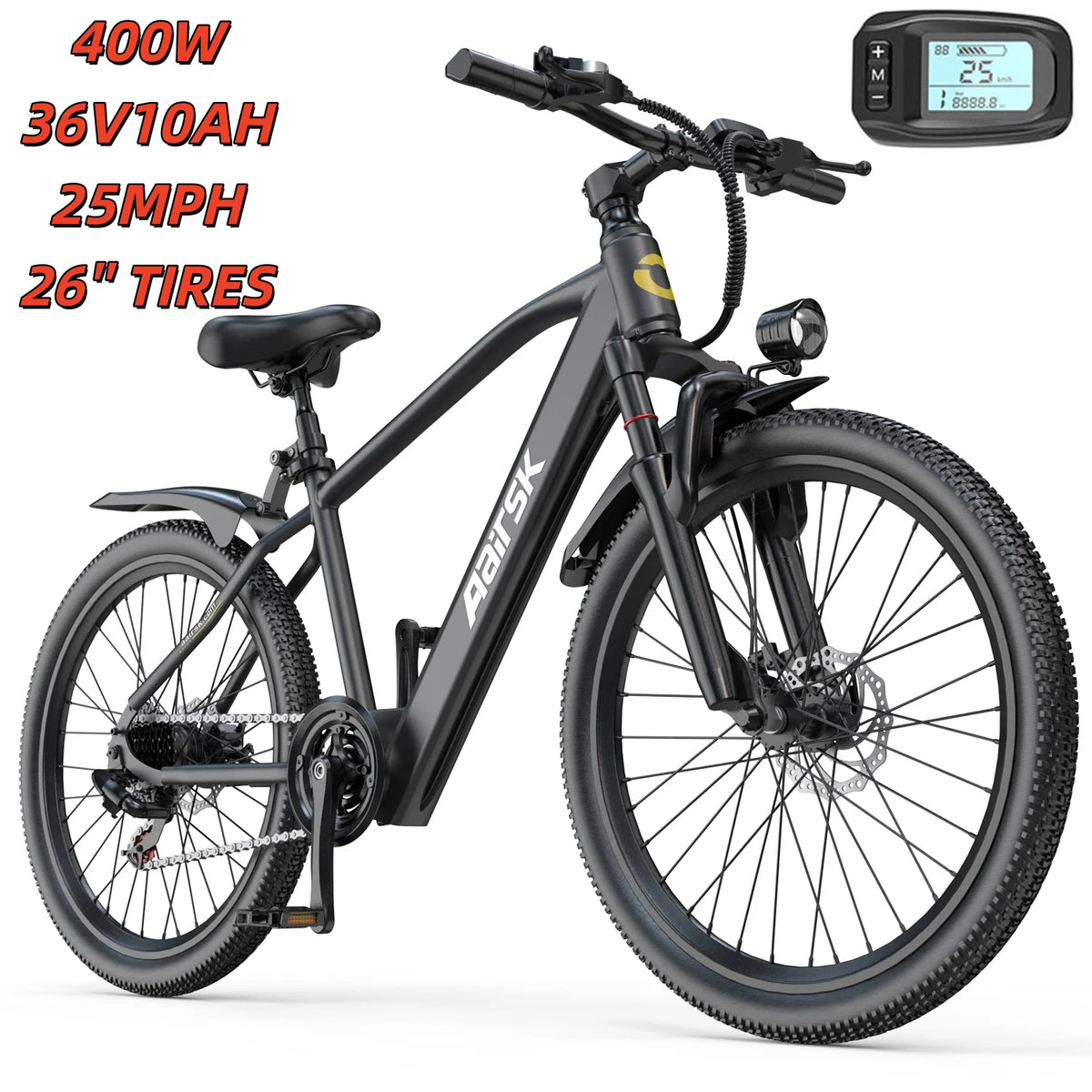 EOEOTWO Fat Tire Electric Bike With Long Range Battery