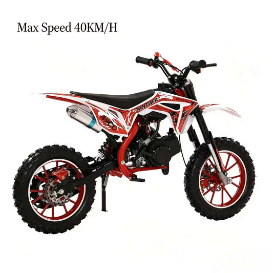 Kids Gas Powered Off Road Dirt Bike With Front And Rear Disc Brakes