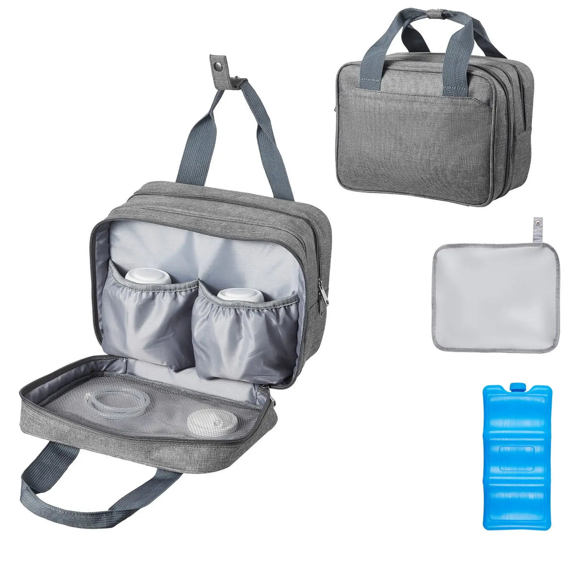 Portable Wearable Breast Pump Bag With Ice Pack And Storage