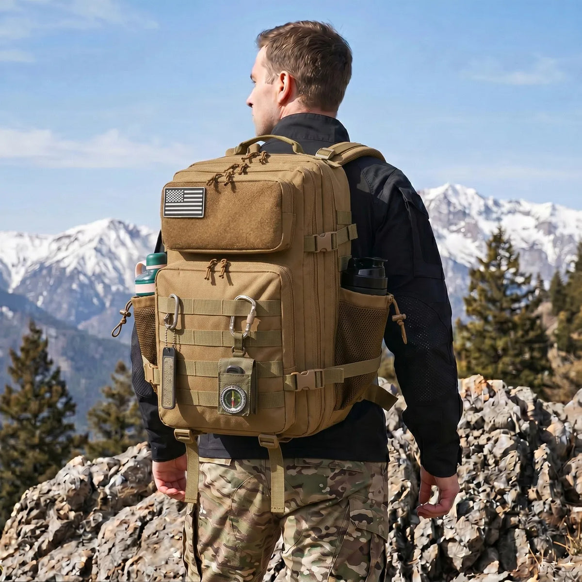 ReFire Gear Hunting Backpack With Dual Bottle Holders