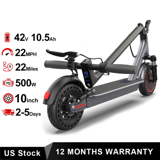 AOVOPRO Electric Scooter 500W Motor Foldable With App Control And Dual Braking