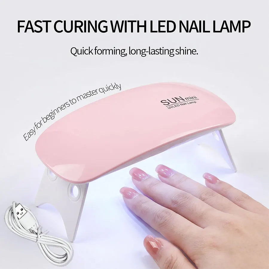Ovanlee Builder Gel Nail Kit With UV Lamp And Primer