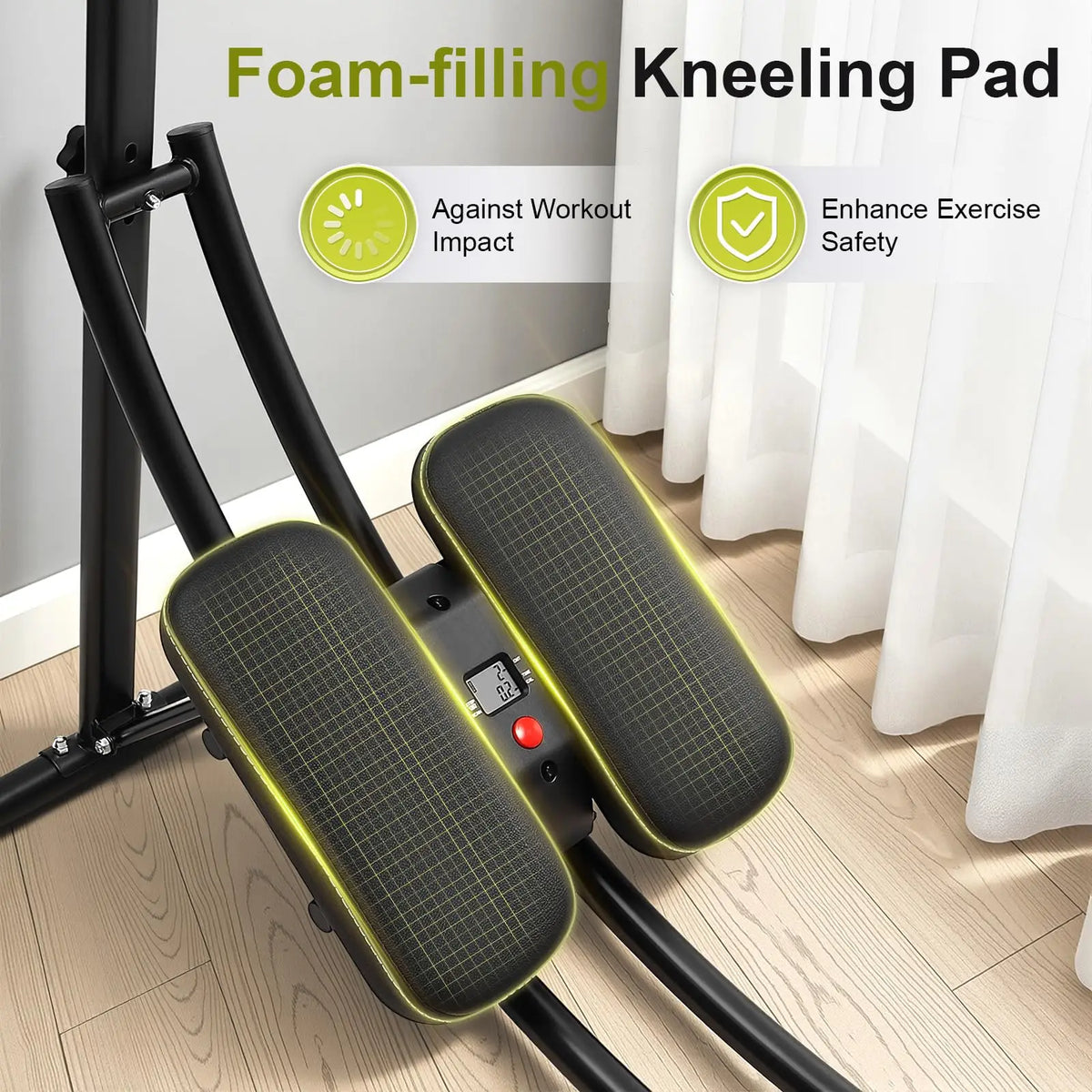 Adjustable Abdominal Crunch Machine With LED Monitor For Core Training