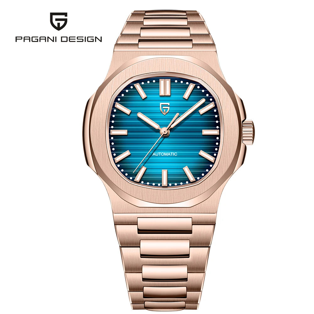 PAGANI DESIGN Automatic Mechanical Mens Sapphire Crystal Waterproof Watch