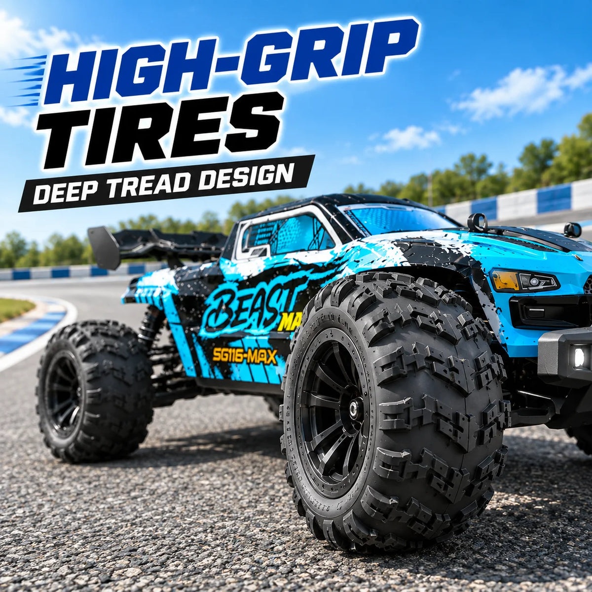 ZNLYRION SG116MAX PRO 4WD Offroad RC Buggy With Metal Gears