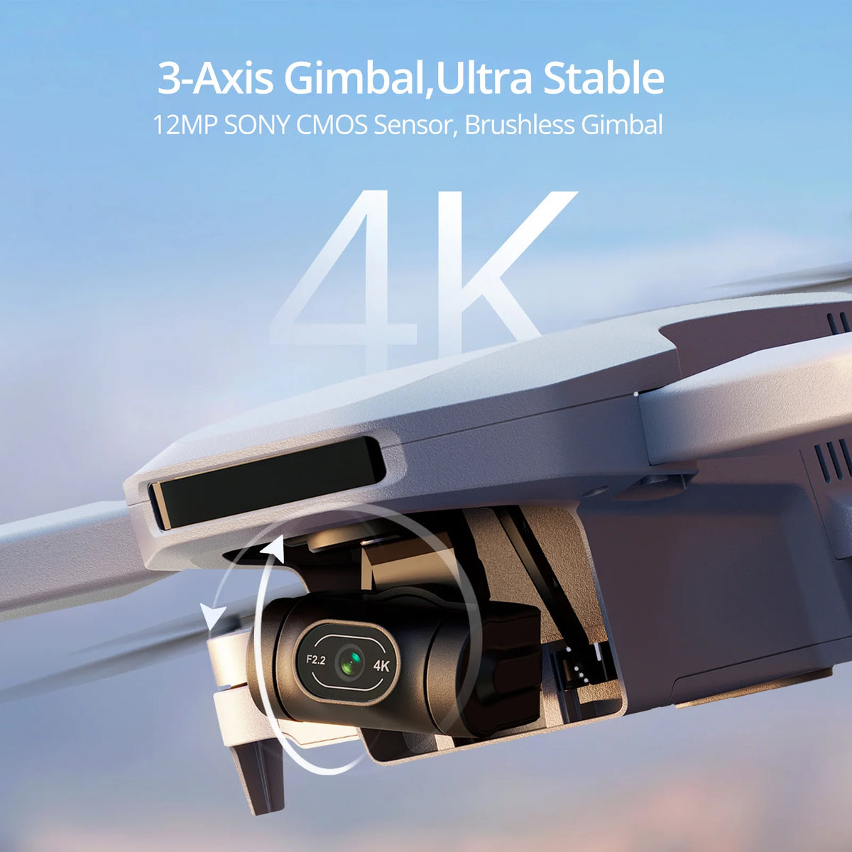 Potensic ATOM 4K GPS Camera Drone With Three Axis Gimbal