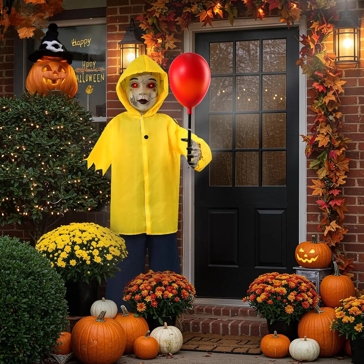 Halloween Animatronic Prop With Sound And Touch Effects