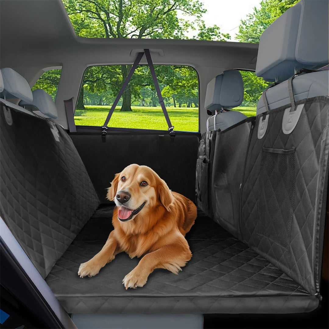 BINGOPAW Waterproof Dog Car Seat Cover With Back Seat Extender