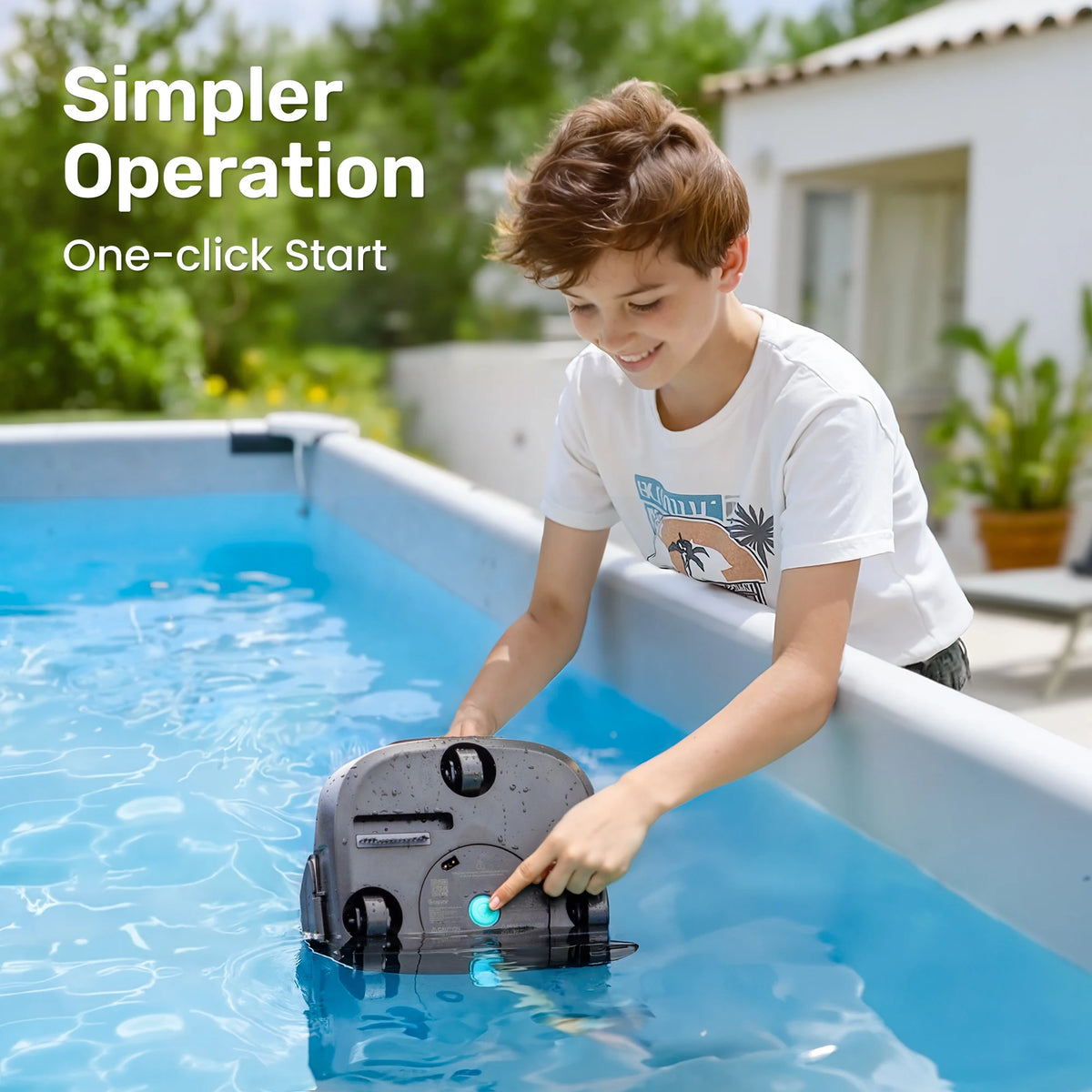 Gosvor Cordless Robotic Pool Vacuum For Above Ground Pools