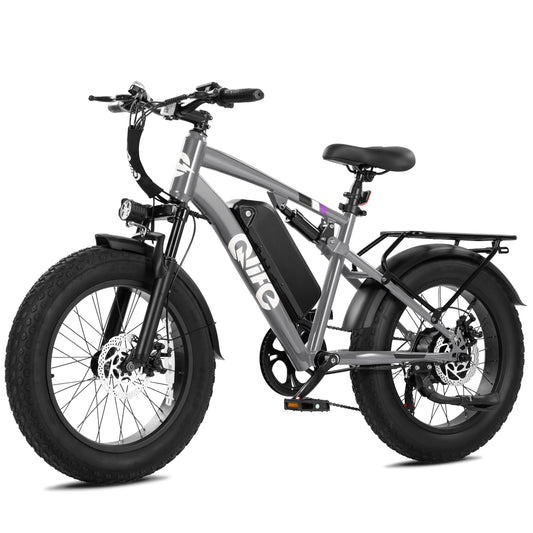 Qlife Racer Fat Tire 2.0 Electric Mountain Bike for Adults