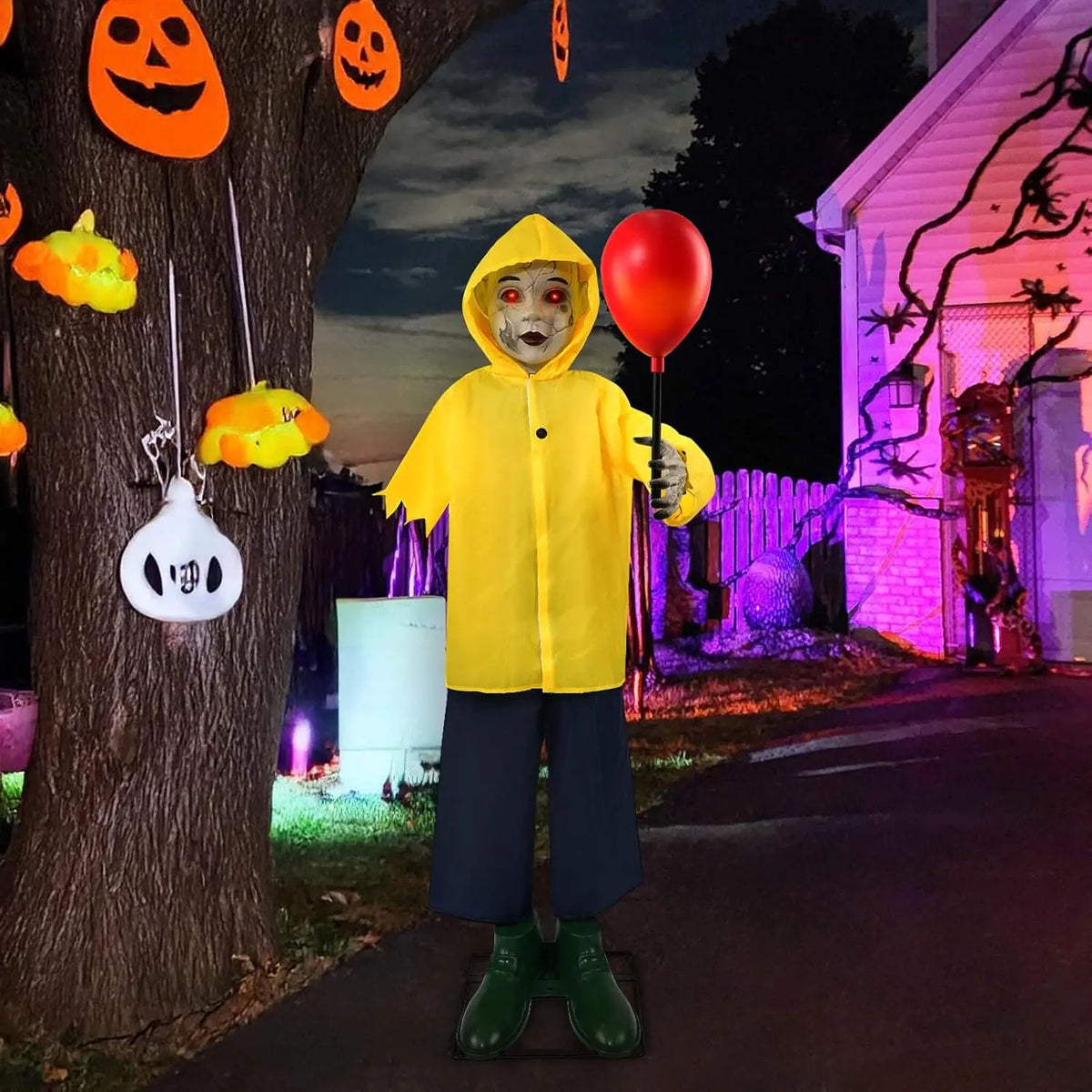 Halloween Animatronic Prop With Sound And Touch Effects