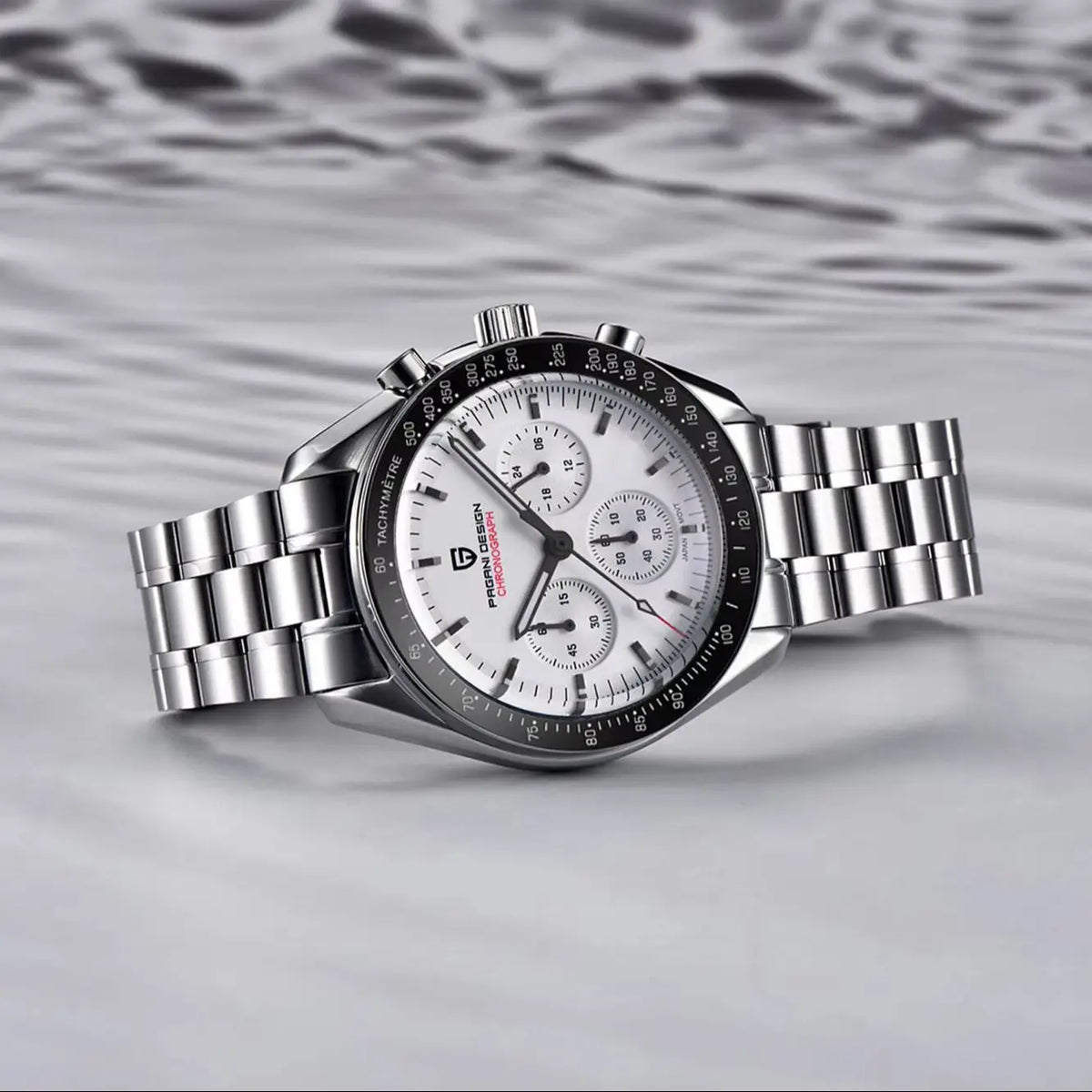 PAGANI DESIGN Men's Quartz Chronograph Sport Watch With Sapphire Glass