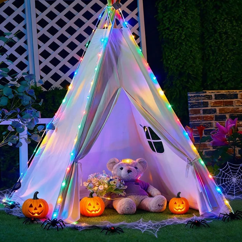 Solar Outdoor String Lights With 100 LEDs For Garden Parties