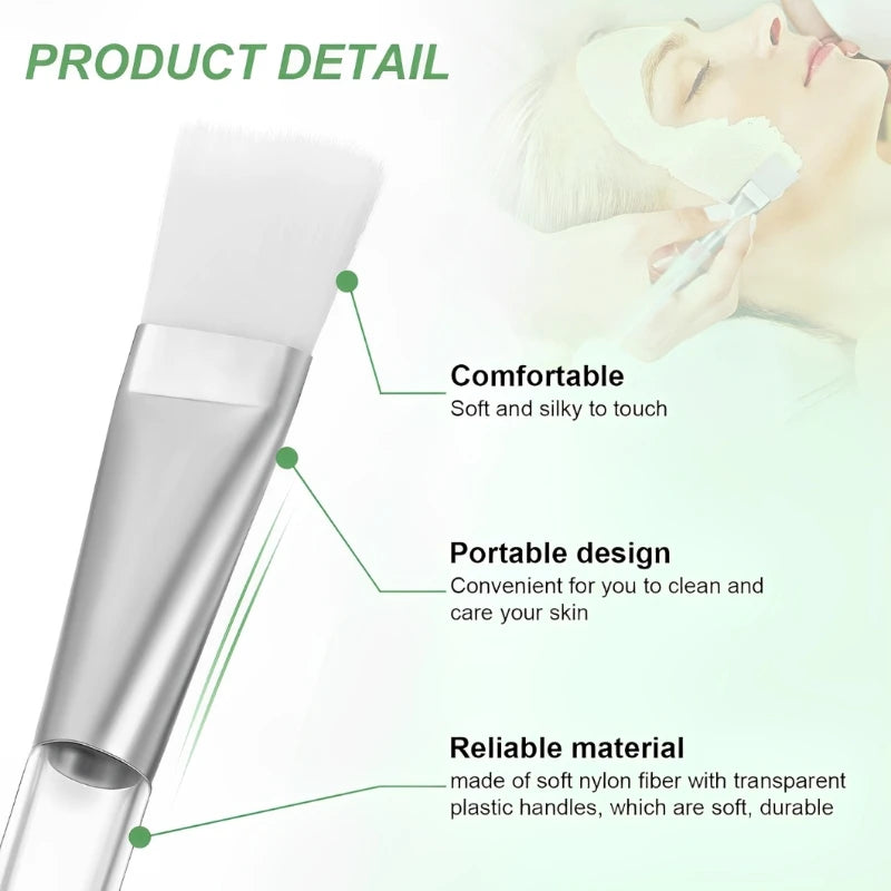 HMQ Beauty Facial Mask Applicator Brushes for Skincare and Spa</|vq_actor_true|>