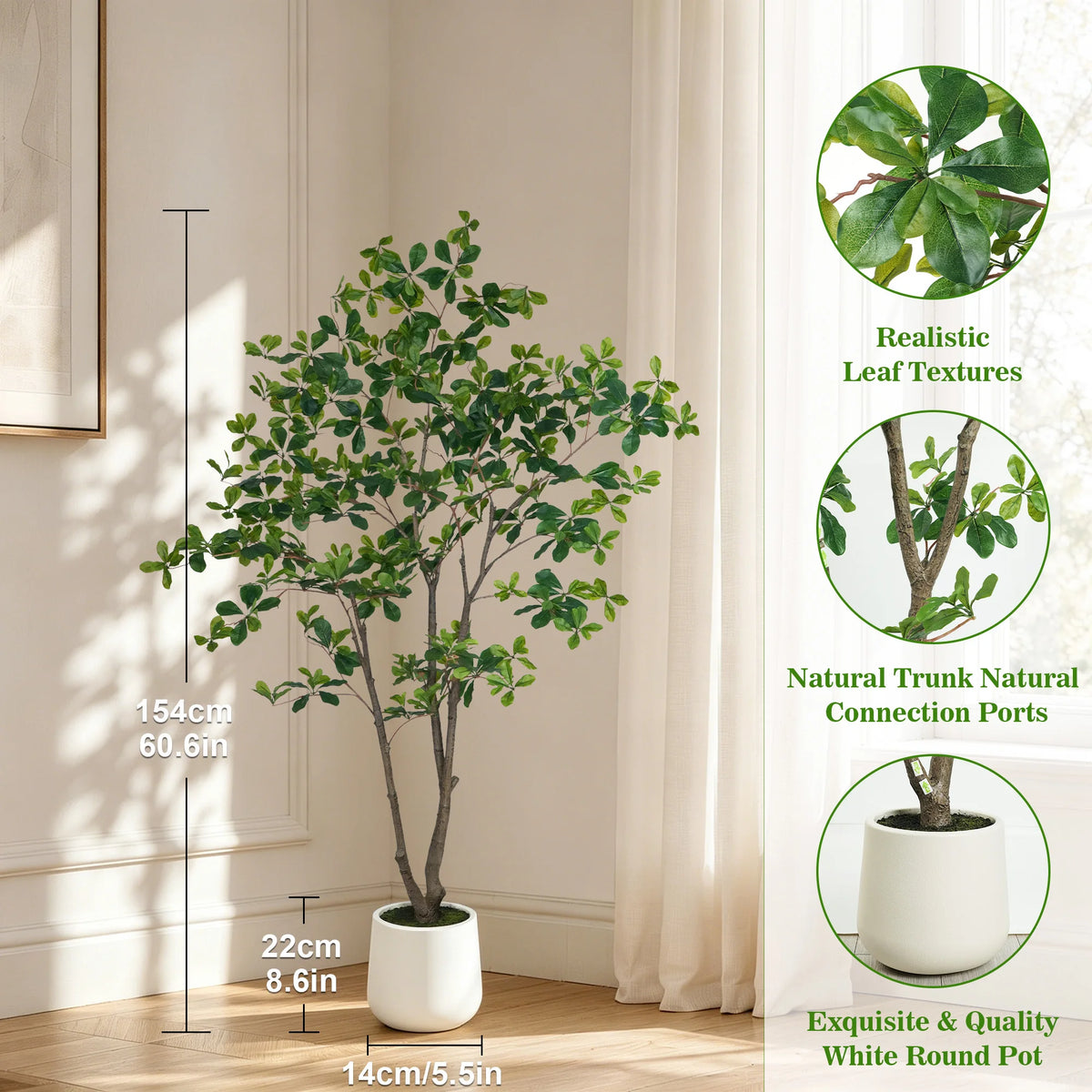 Olitree Artificial Olive Tree With Realistic Leaves For Indoor Decor