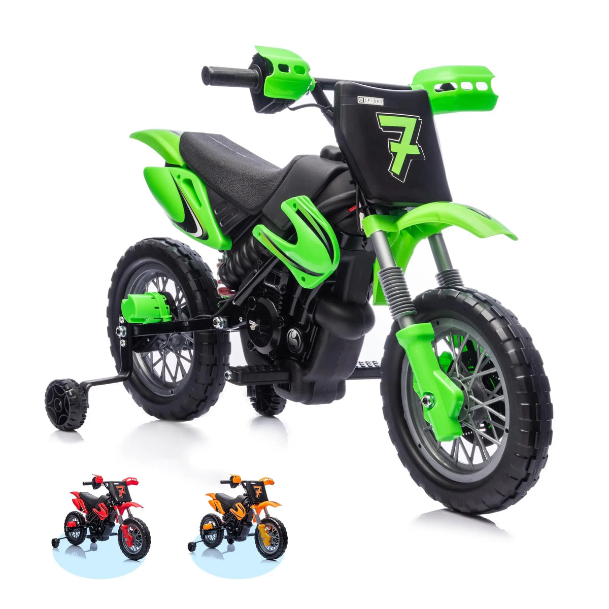 HiMISS Kids Electric Motorcycle Ride On Toy With Training Wheels