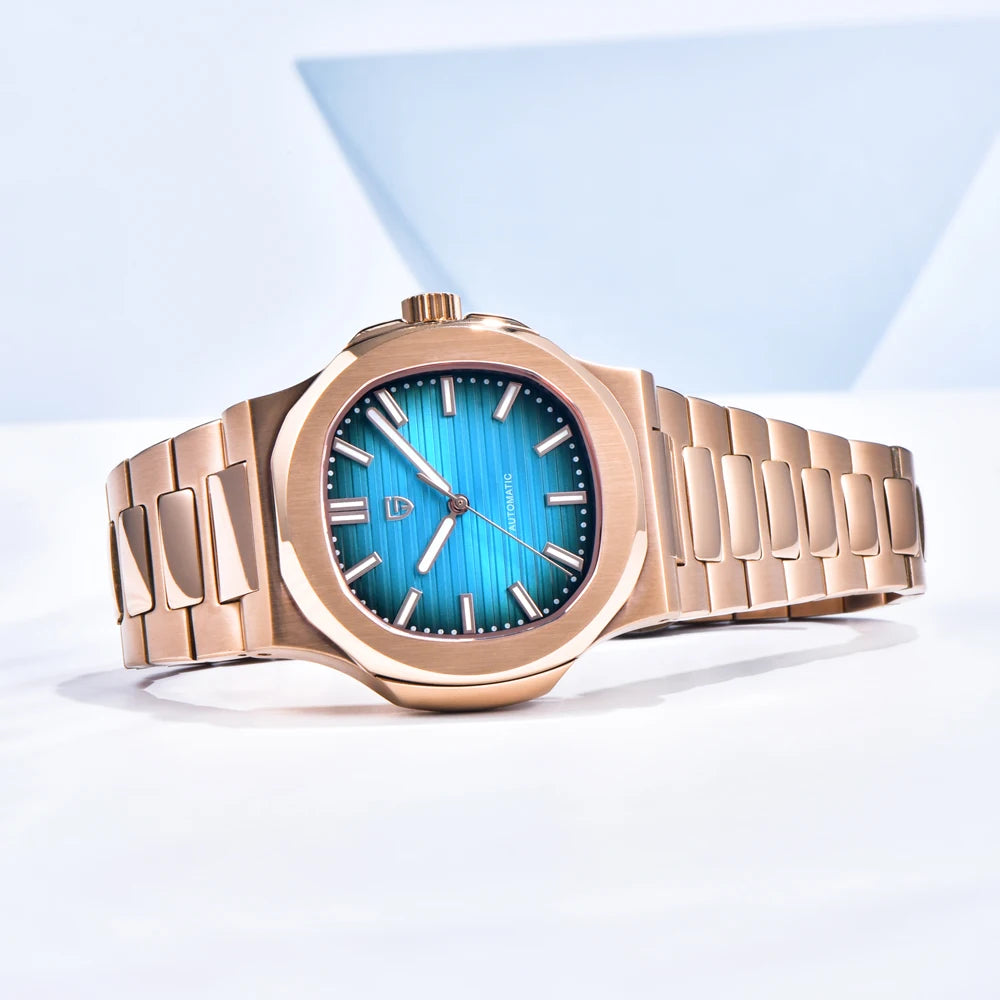 PAGANI DESIGN Automatic Mechanical Mens Sapphire Crystal Waterproof Watch