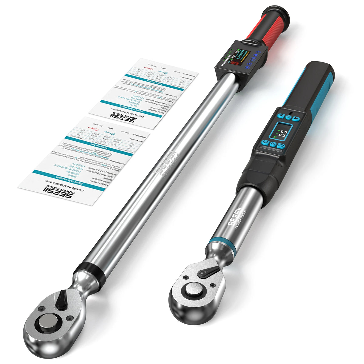 SEESII Digital Torque Wrench Kit With LCD And LED Alarm