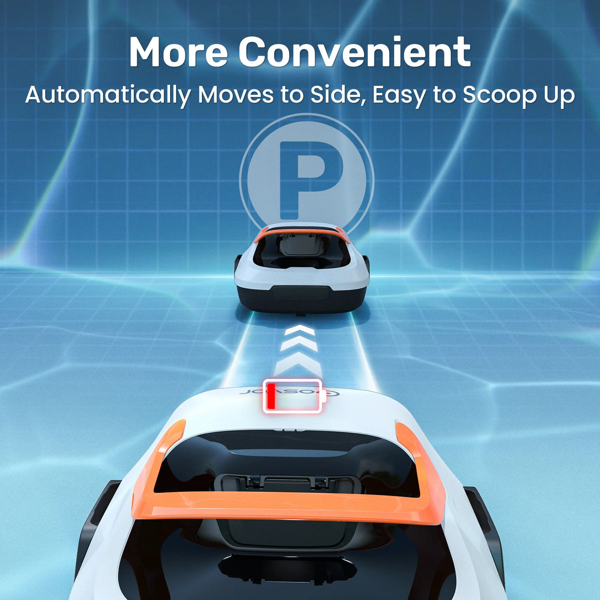 GOSVOR Cordless Robotic Pool Cleaner With Dual Cleaning Modes