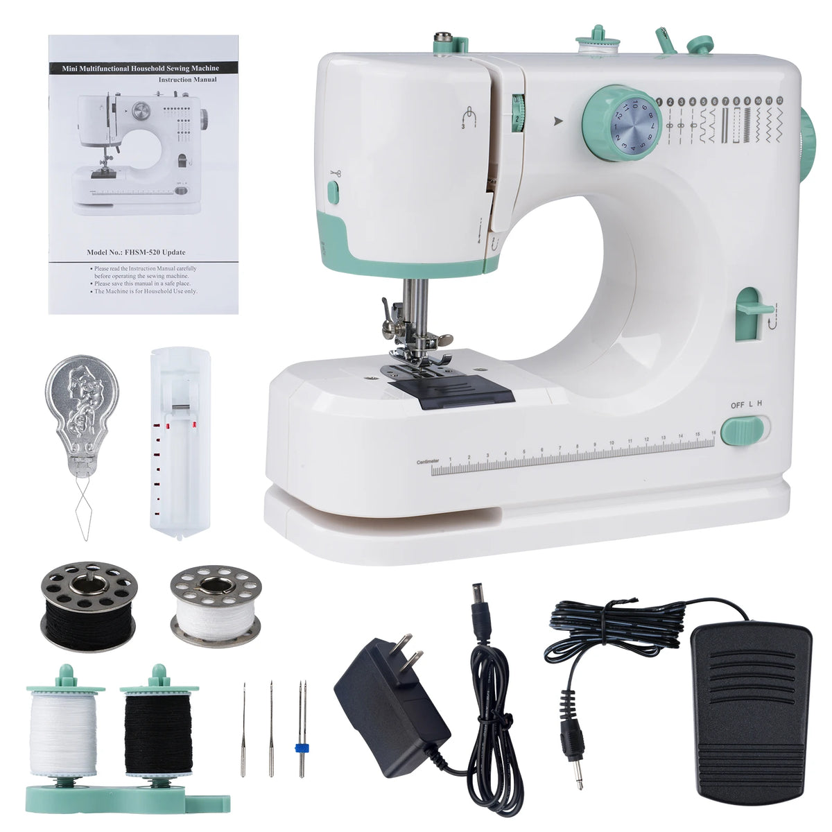 LetCartMaker Multifunctional Household Sewing Machine With 12 Stitch Patterns